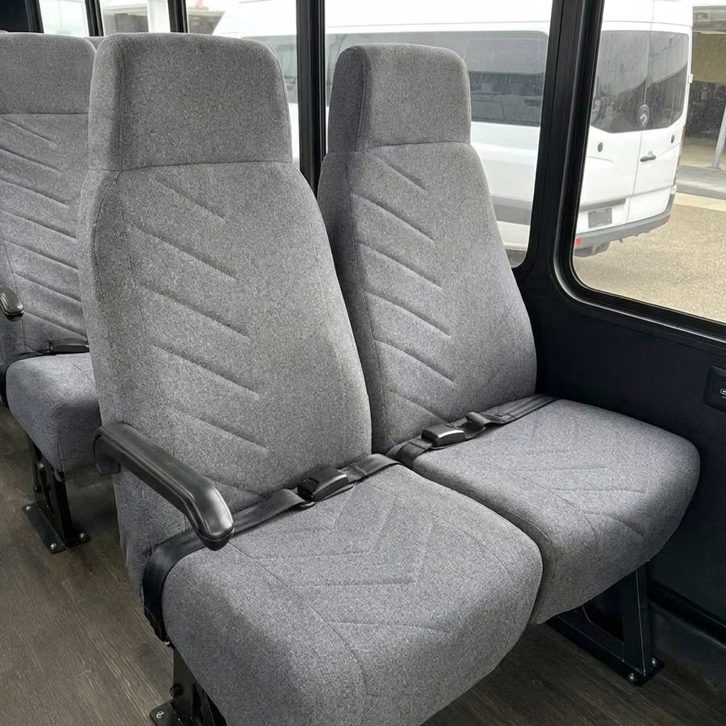 culver city 18 passenger minibus high back seats