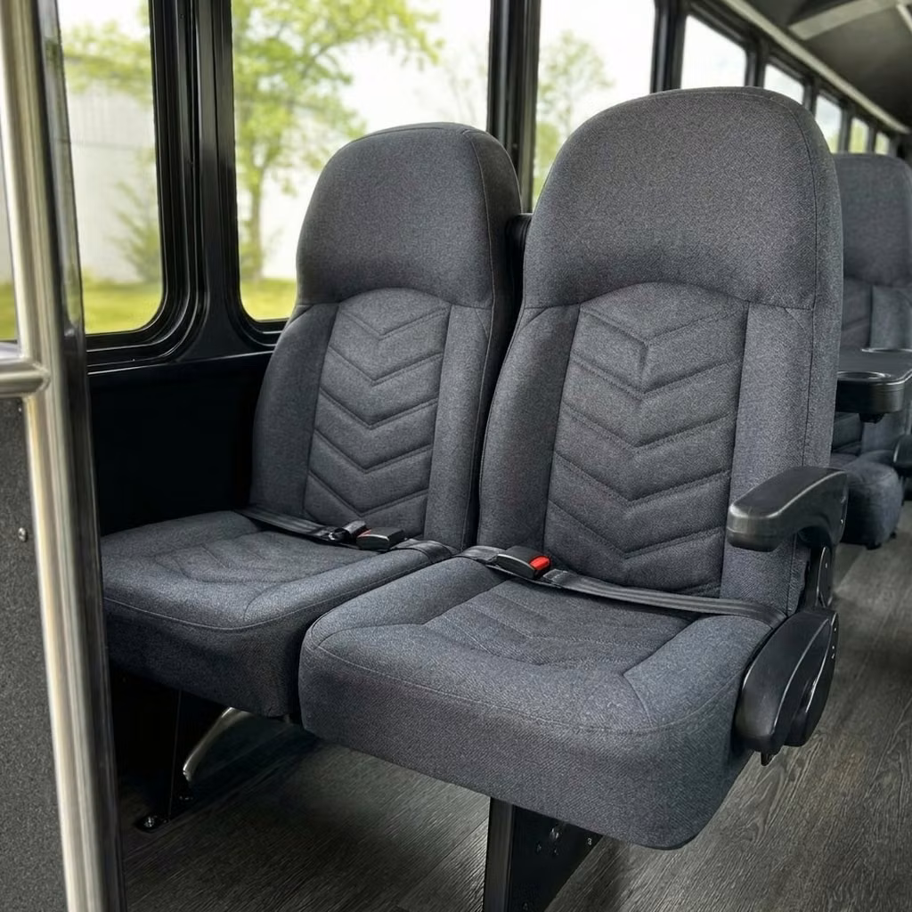 culver city 25 passenger minibus high back seats