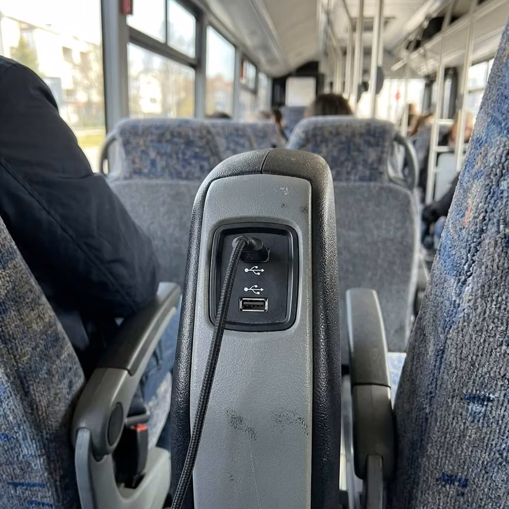culver city 28 passenger minibus usb charging