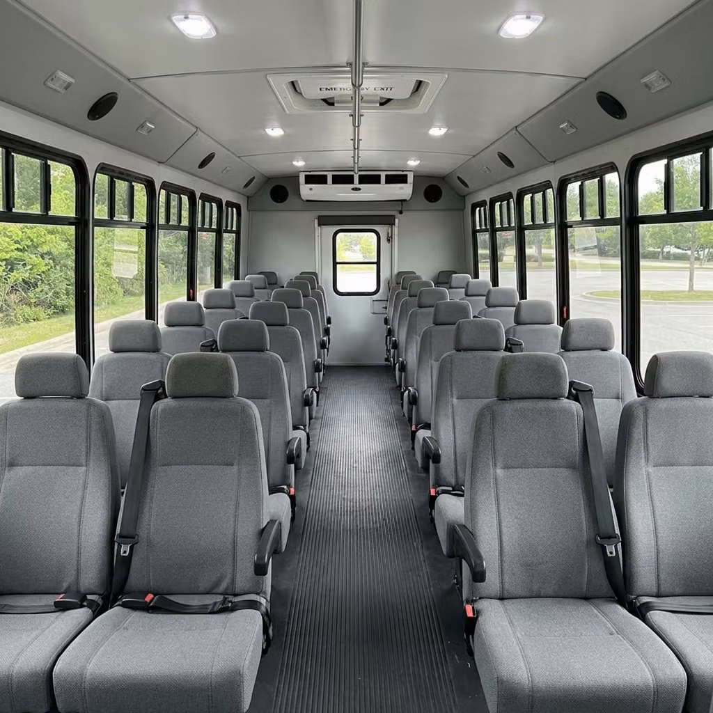 culver city 30 passenger minibus seating