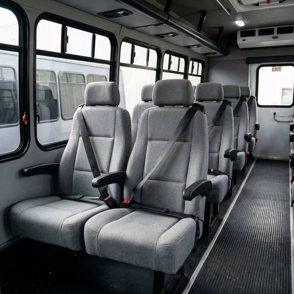 culver city 35 passenger minibus reclining seats