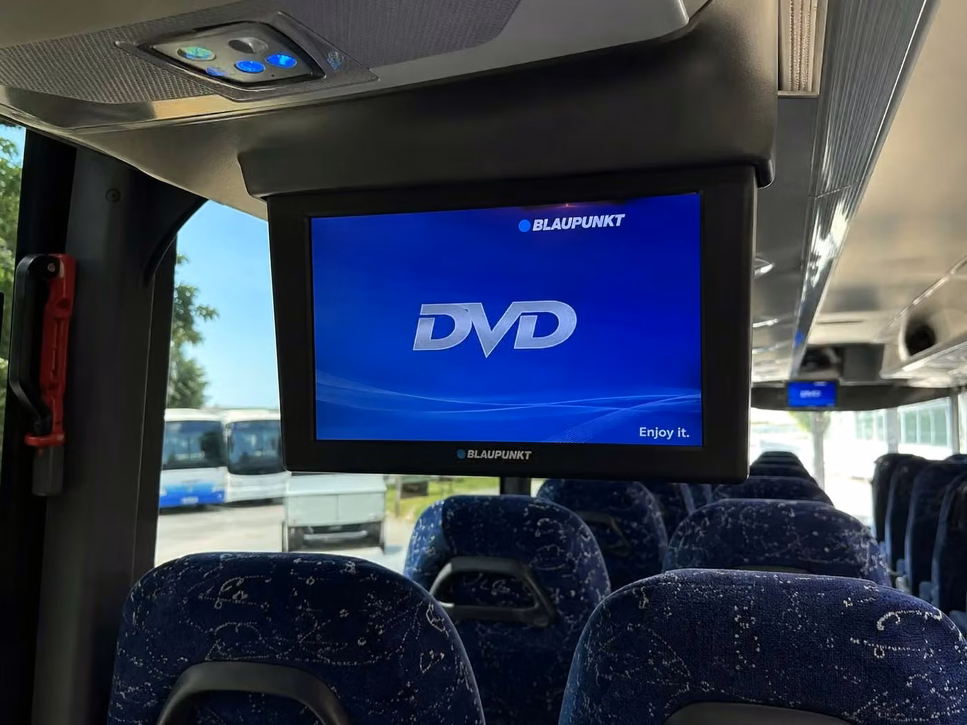 culver city 56 passenger charter bus tvs