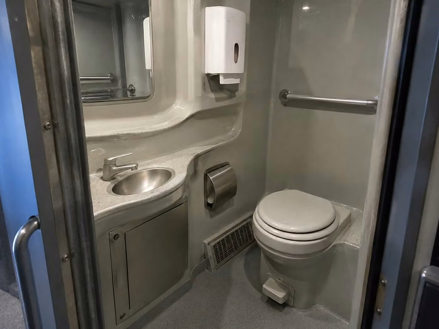culver city charter bus onboard restroom