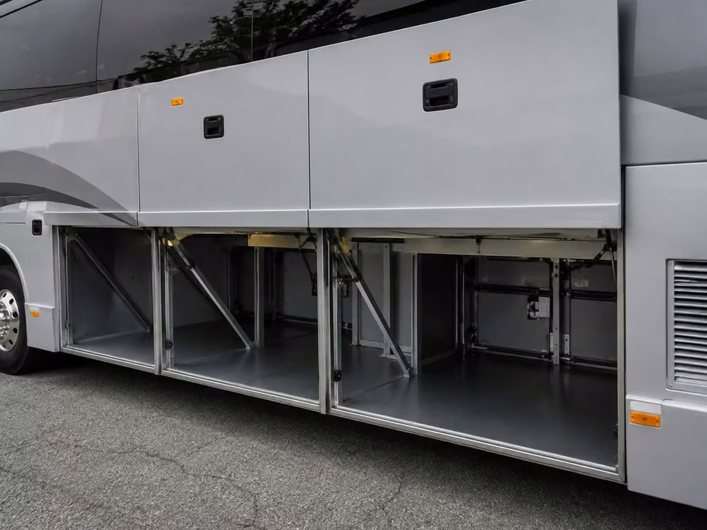 culver city charter bus under bus storage