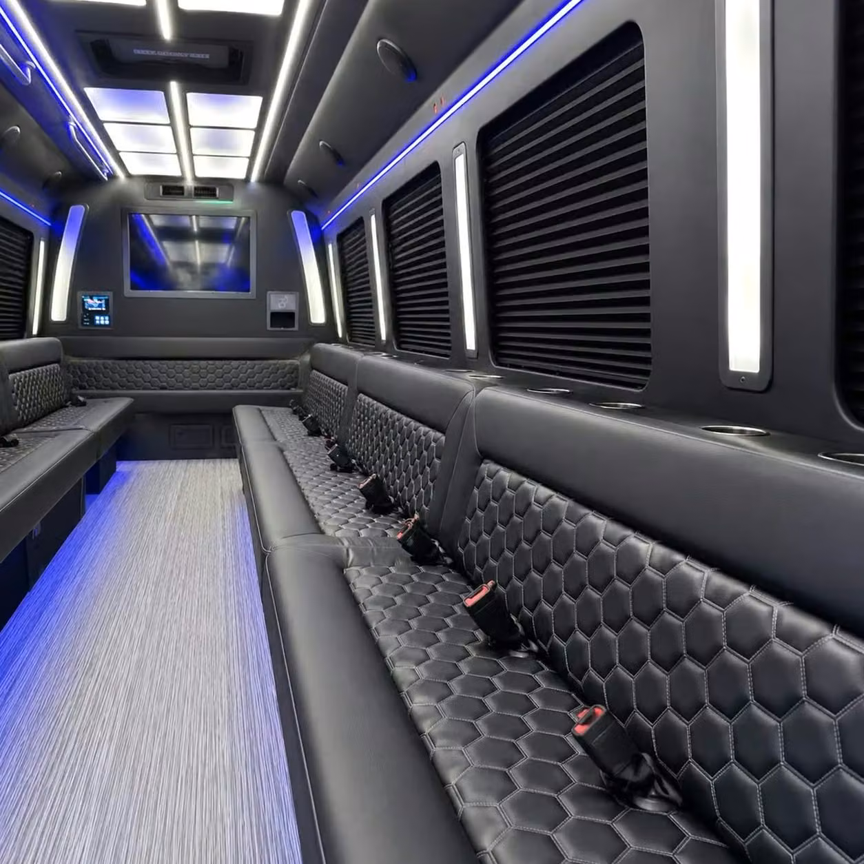 culver city party bus party lighting