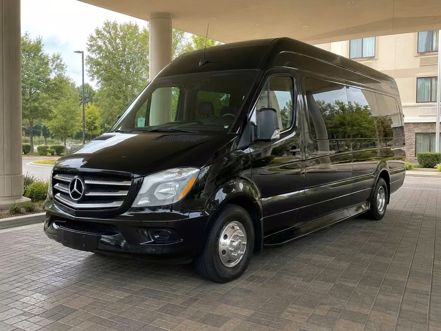culver city sprinter van rental with driver tinted windows