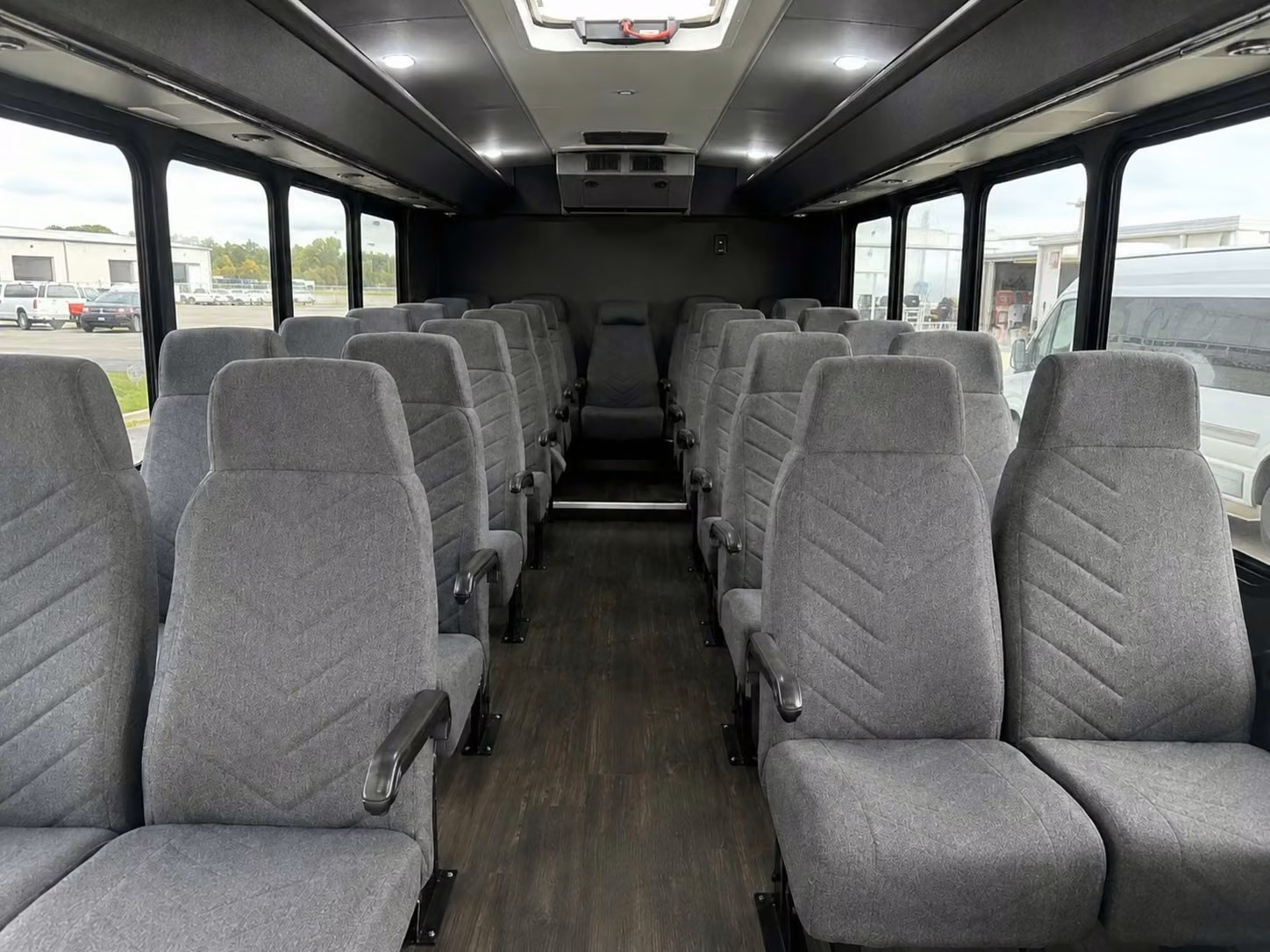 15 passenger minibus interior