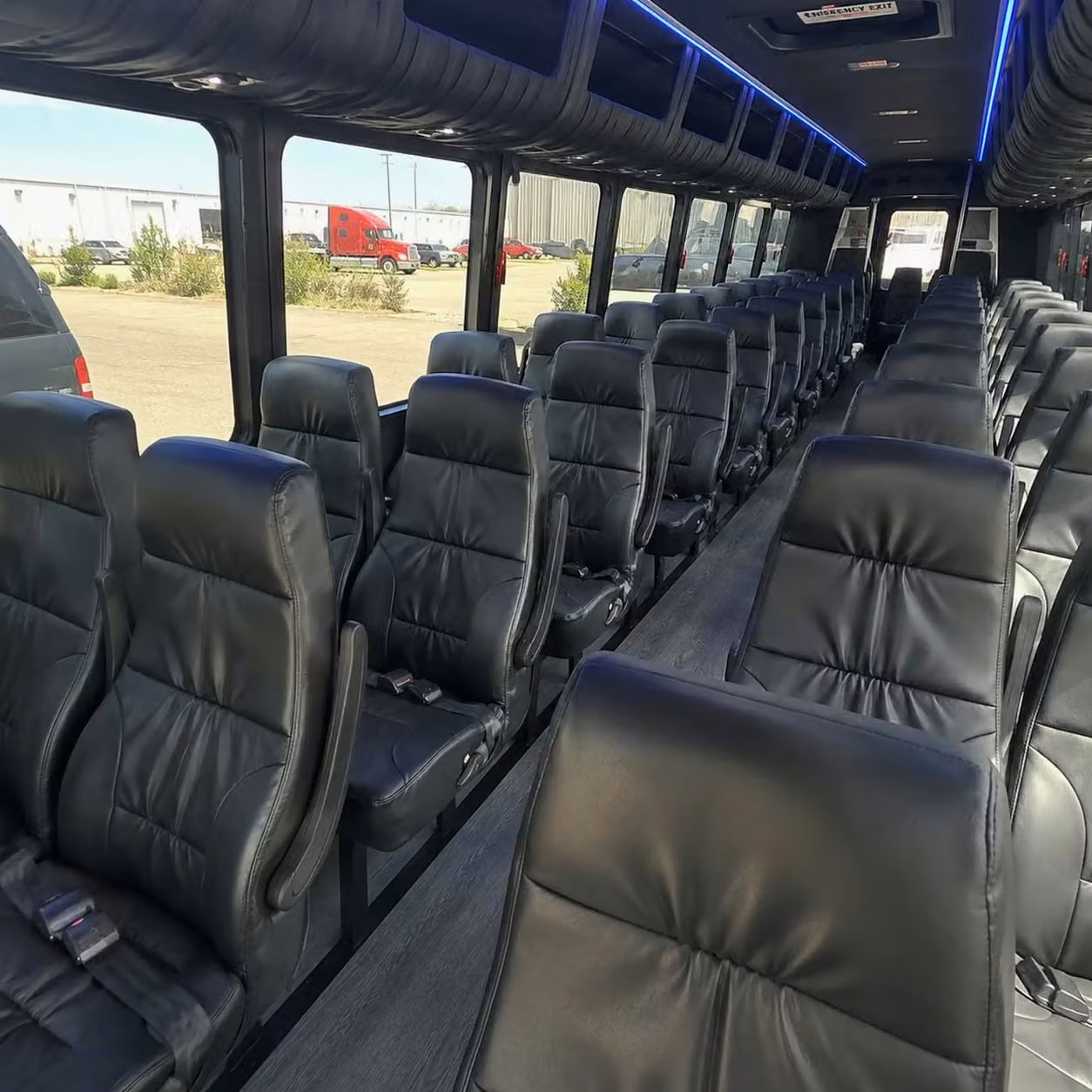 35 passenger minibus inside